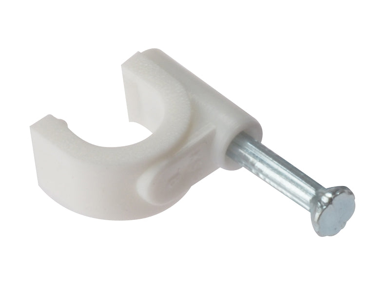 ForgeFix FORRCC45W Round Cable Clips