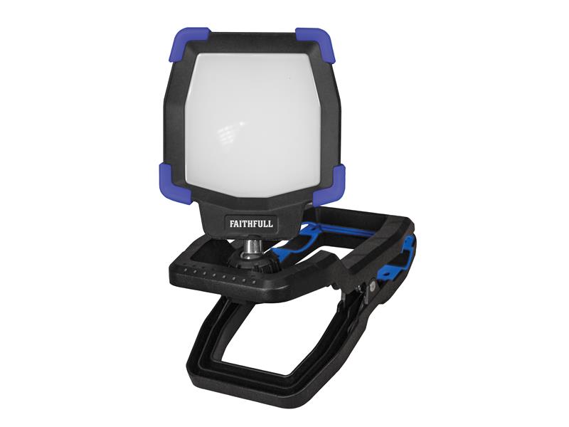 Faithfull Power Plus FPPCLIP30R Rechargeable Clip Light 30W