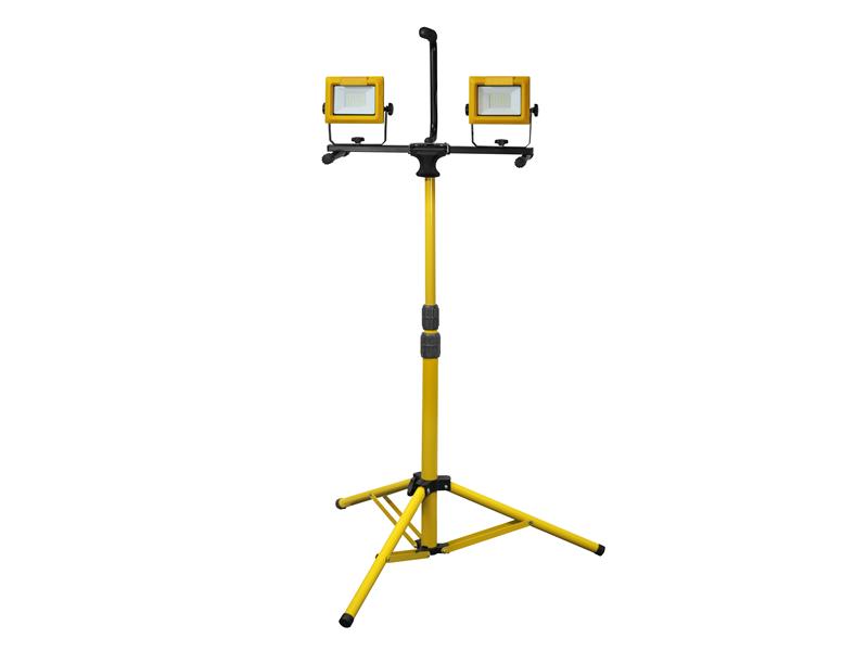 Faithfull Power Plus FPPSLT70V LED Twin Tripod Site Light
