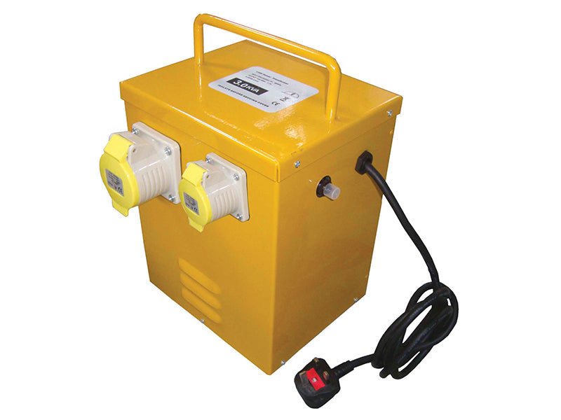 Faithfull Power Plus FPPTRANHEAT Heater Transformer 3kVA Continuous Rate