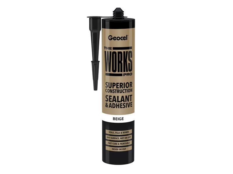 Geocel GEO6001240 THE WORKS PRO Sealant & Adhesive