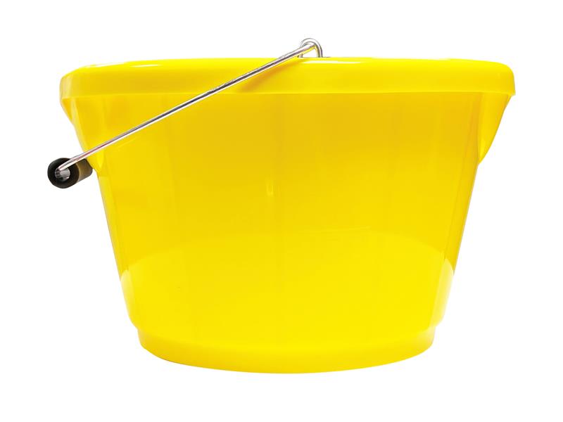 Red Gorilla GORB4GPY B4 Shallow Bucket Yellow 10 litre