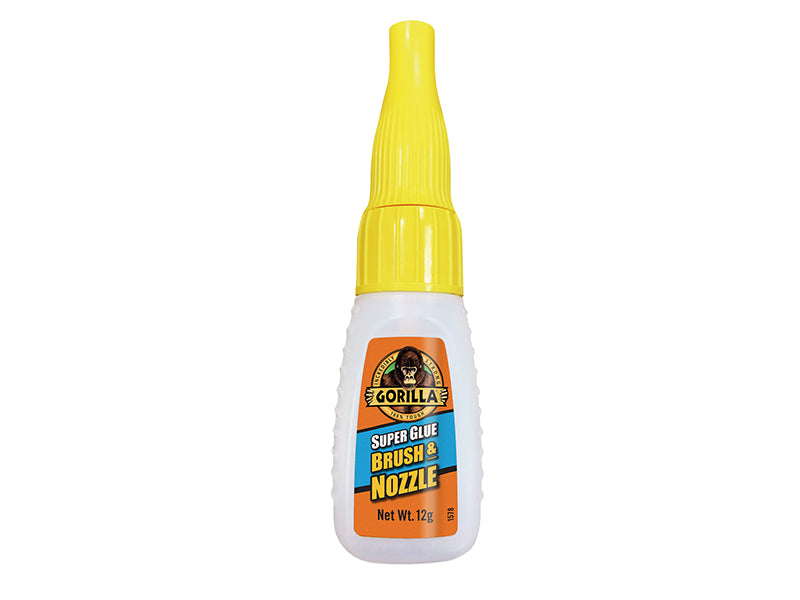 Gorilla Glue GRGGSGB12 Gorilla Superglue Brush & Nozzle 12g