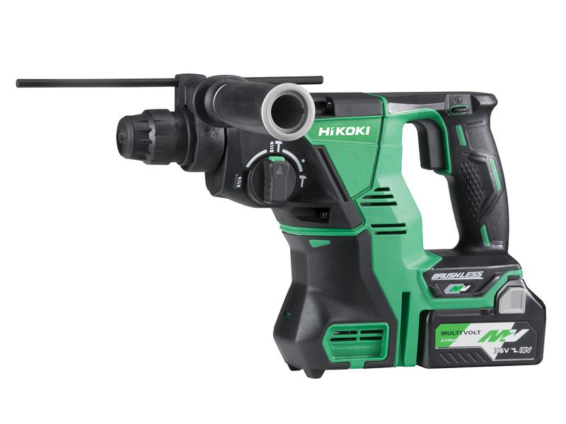 HiKOKI HIKDH36DPAJR DH36DPA/JRZ Multi Volt SDS Plus 3 Mode Rotary Hammer 36V 2 x 2.5Ah Li-ion