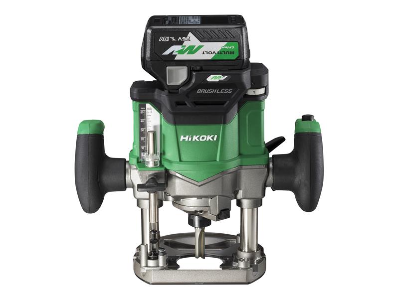 HiKOKI HIKM3612DAJP M3612DA/JPZ 1/4 & 1/2in Multi-Volt Router 36V 1 x 2.5Ah Li-ion