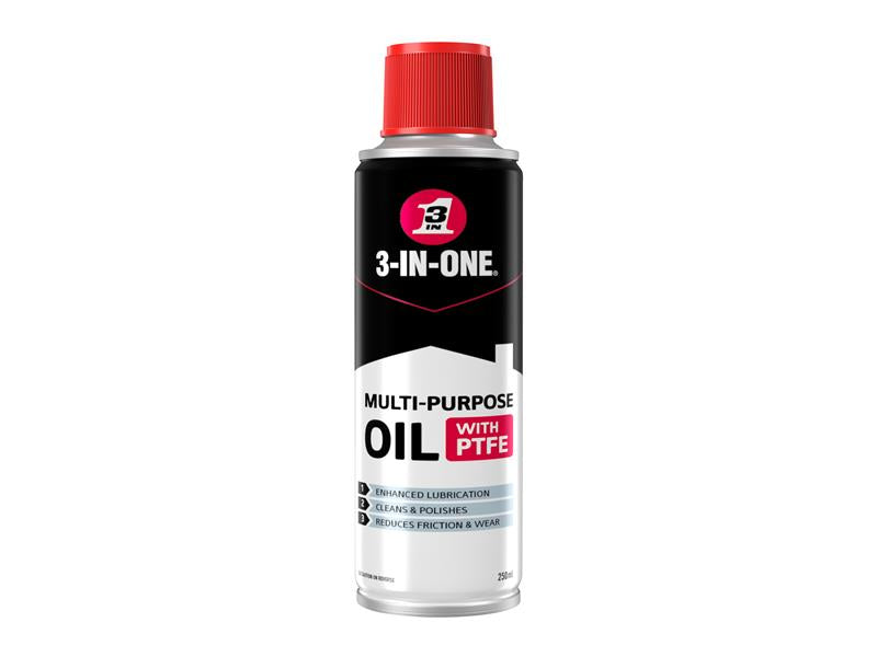 3-IN-ONE® HOW31PTFE 3-IN-ONE® Original Multi-Purpose Oil Spray with PTFE 250ml