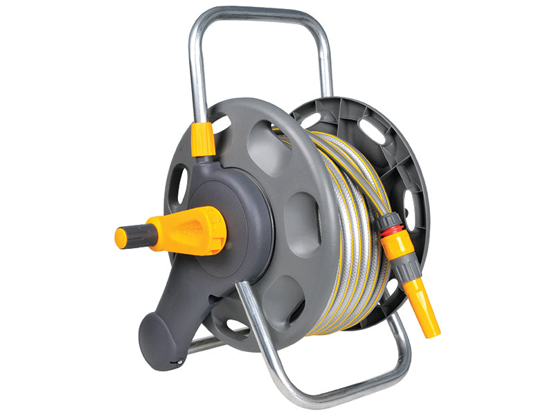 Hozelock HOZ2431 2431 Assembled Hose Reel & 25m of 12.5mm Hose