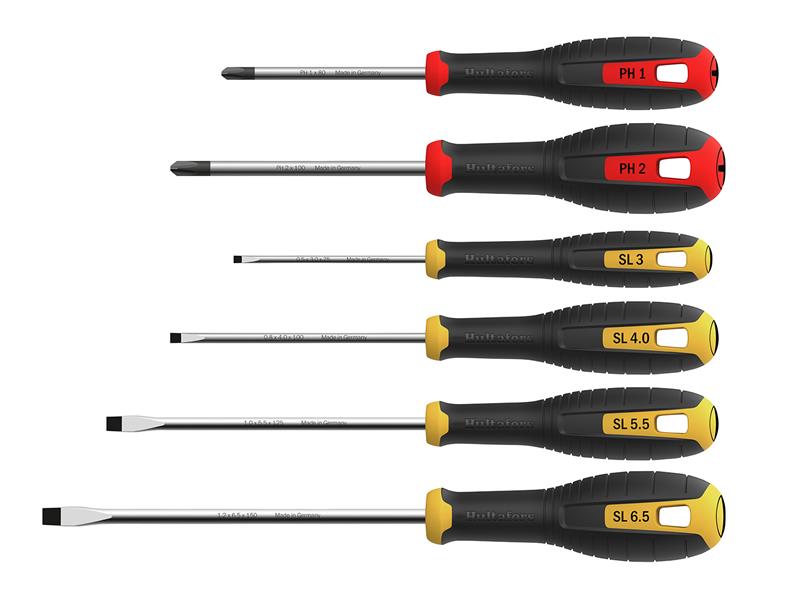 Hultafors HUL444405 Phillips & Slotted Screwdriver Set, 6 Piece