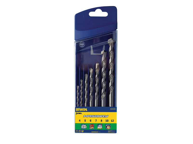 IRWIN® IRW10501893 Masonry Drill Bit Set, 7 Piece