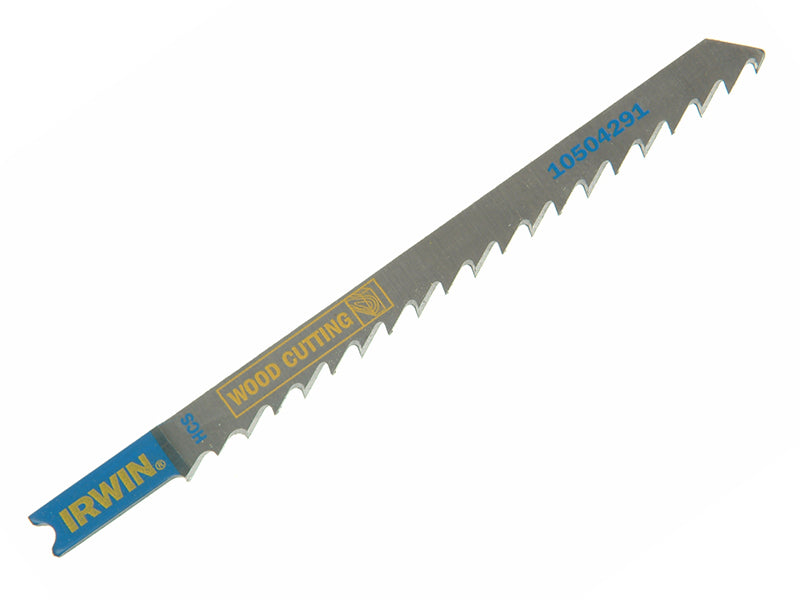 IRWIN® IRW10504290 U111C Jigsaw Blades Wood Cutting Pack of 5