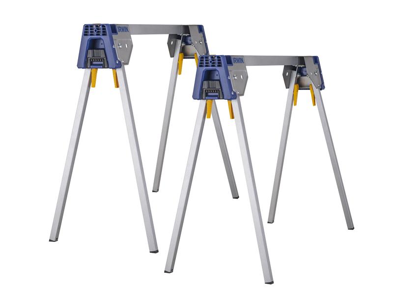 IRWIN® IRW183474 All Metal Sawhorses (Twin Pack)