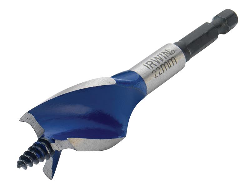 IRWIN® IRW1921930 Blue Groove 6X Stubby Wood Bit