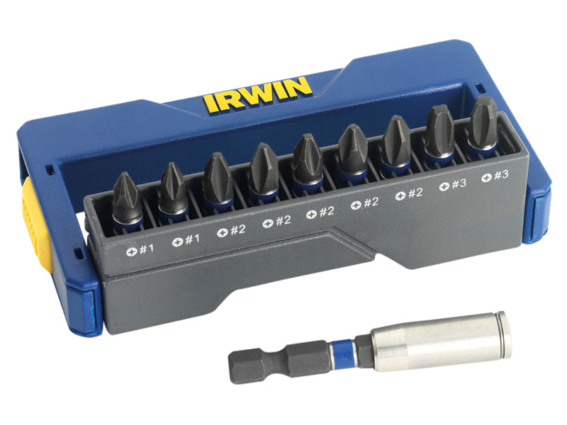 IRWIN® IRW1923419 Phillips Impact Screwdriver Bit Set, 10 Piece