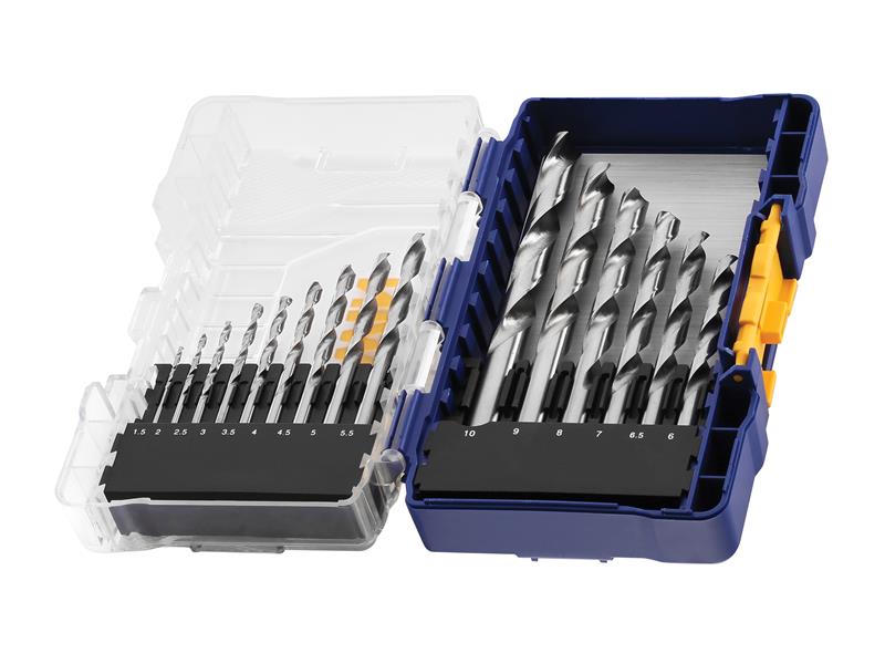 IRWIN® IRWIW3031501 HSS Pro Drill Bit Set, 15 Piece