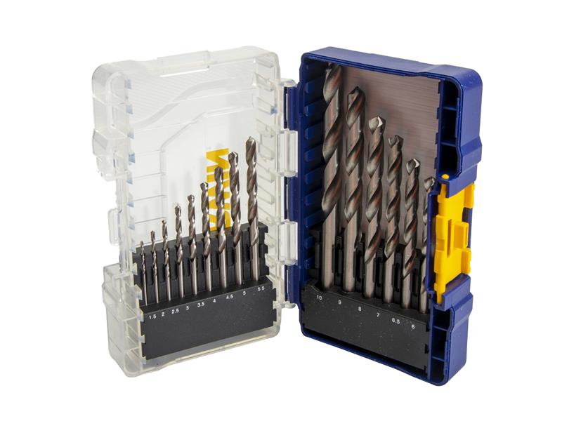 IRWIN® IRWIW3038503 HSS Titanium Metal Drill Bit Set, 13 Piece