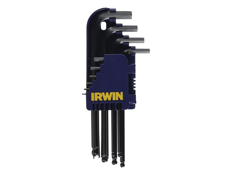 IRWIN® IRWT10757 T10757 Metric Long Arm Ball End Hex Key Set, 10 Piece