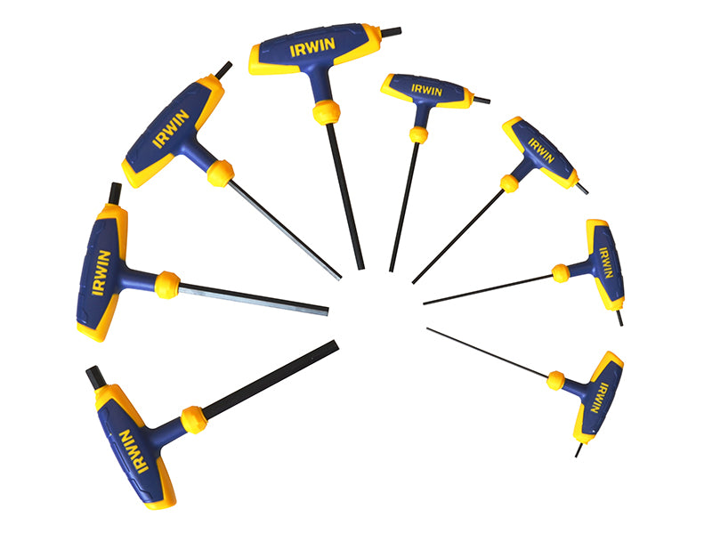 IRWIN® IRWT10771 Metric T-Handle Hex Key Set, 8 Piece
