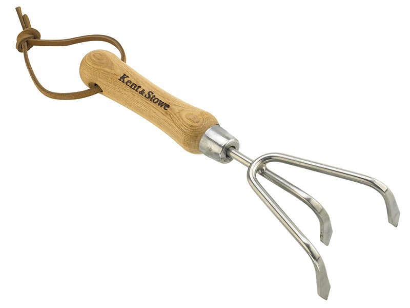 Kent & Stowe K/S70100087 Hand 3-Prong Cultivator, FSC®