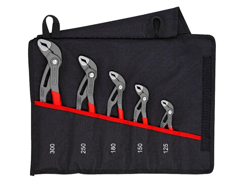 Knipex KPX001955S5 Cobra® Water Pump Plier Set, 5 Piece