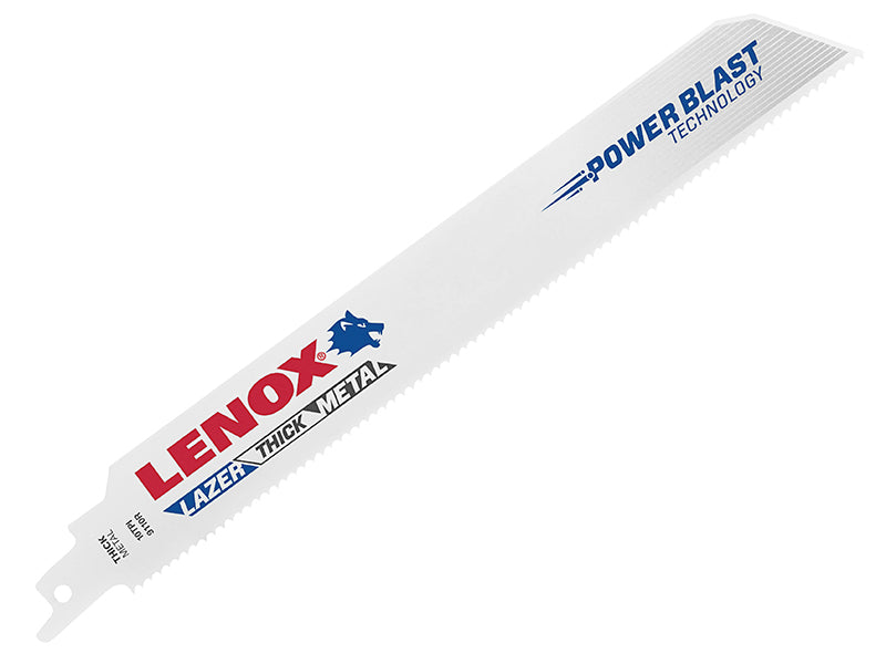 LENOX LEN9110R MetalWolf Wave Edge Reciprocating Saw Blade 229 x 25 x 1.07mm (Pack 5)