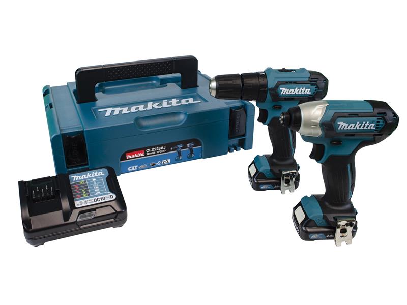Makita MAKCLX228AJ CLX228AJ 12Vmax CXT Twin Pack 12V 2 x 2.0Ah