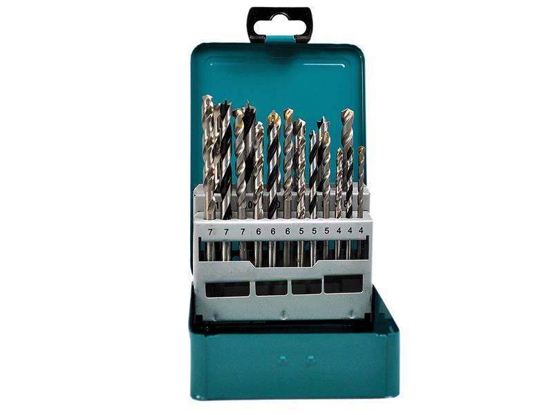 Makita MAKD47173 D-47173 Mixed Drill Bit Set 18 Piece