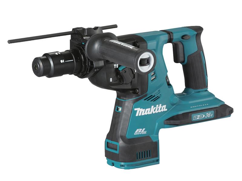 Makita MAKDHR281ZJ DHR281ZJ BL LXT Rotary Hammer + QCC 36V (2 x 18V) Bare Unit