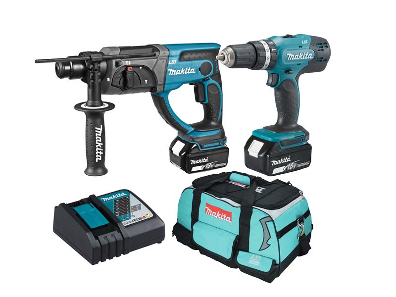Makita MAKDLX2025T DLX2025T LXT Combo Kit 18V 2 x 5.0Ah Li-ion