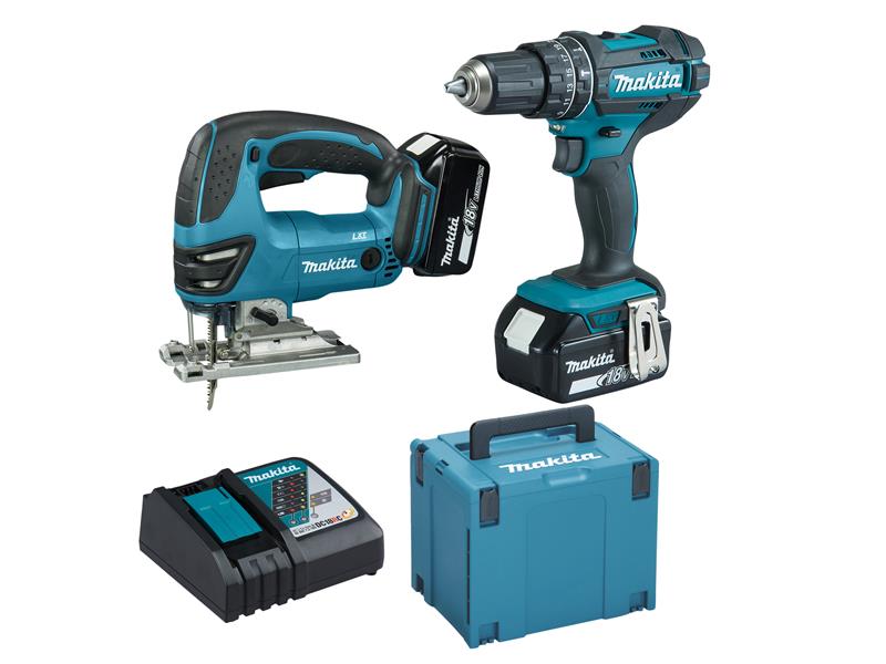 Makita MAKDLX2134TJ 18V LXT Twin Pack