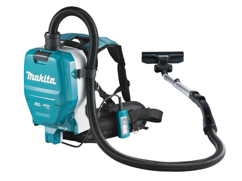 Makita MAKDVC261ZX DVC261ZX11 LXT BL Backpack Vacuum Cleaner 36V (2 x 18V) Bare Unit