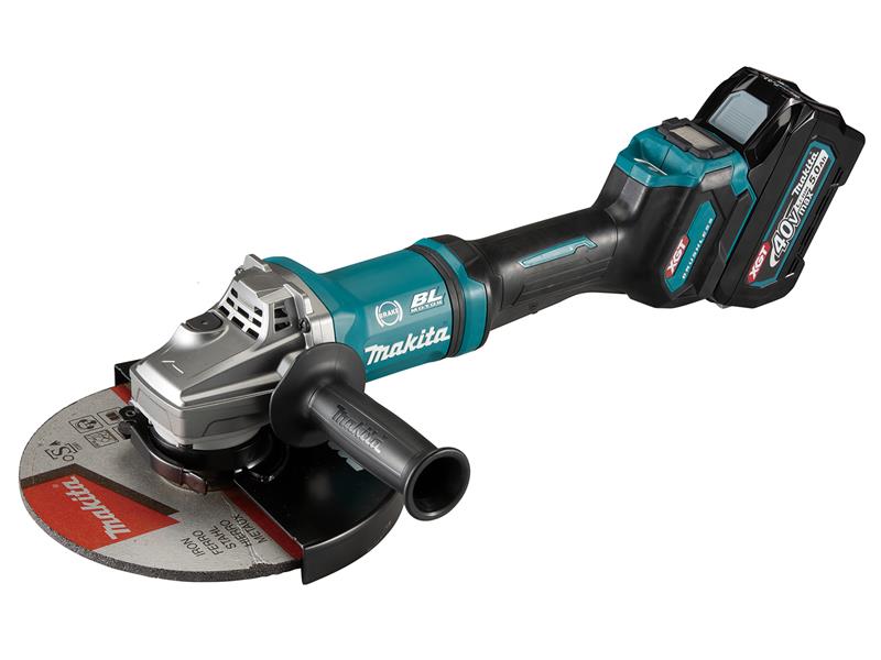 Makita MAKGA038GT20 GA038G XGT 40Vmax BL Angle Grinder, 230mm