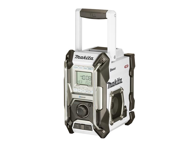 Makita MAKMR002GZ01 MR002GZ01 Bluetooth® Job Site Radio White 240V & Li-ion Bare Unit