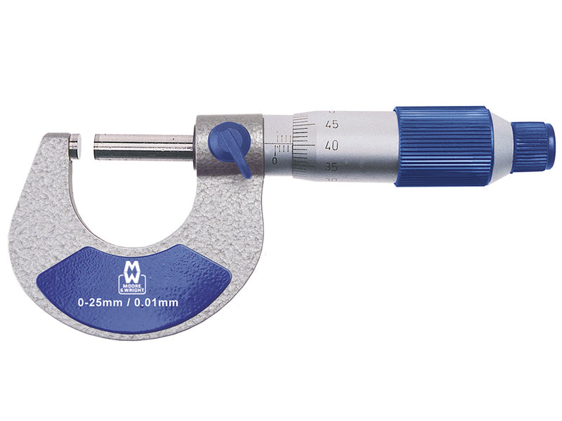 Moore & Wright MAW20001 MW200-01 Analogue External Micrometer 0-25mm/0.01mm