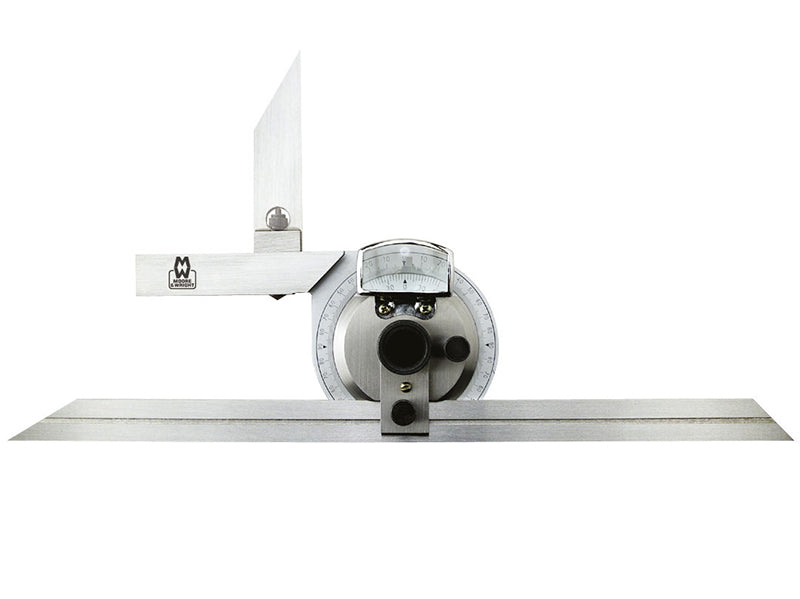 Moore & Wright MAW50001 MW500-01 Universal 360° Bevel Protractor with 150/300mm Blades