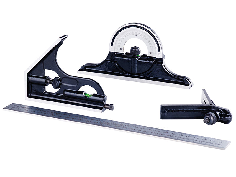 Moore & Wright MAW52101 MW521-01 180° Combination Set HQ 4 Piece 300mm (12in)