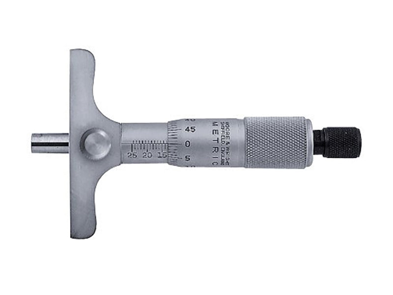 Moore & Wright MAW891M150 891M150 Adjustable Depth Micrometer 0-150mm/0.01mm