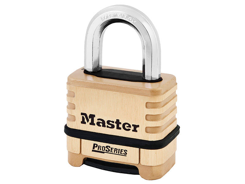 Master Lock MLK1175D ProSeries® Brass 4 Digit Padlock 57mm