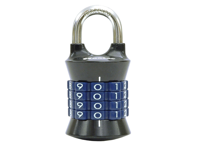 Master Lock MLK1535GRY Tower 4-Digit 37mm Padlock Grey