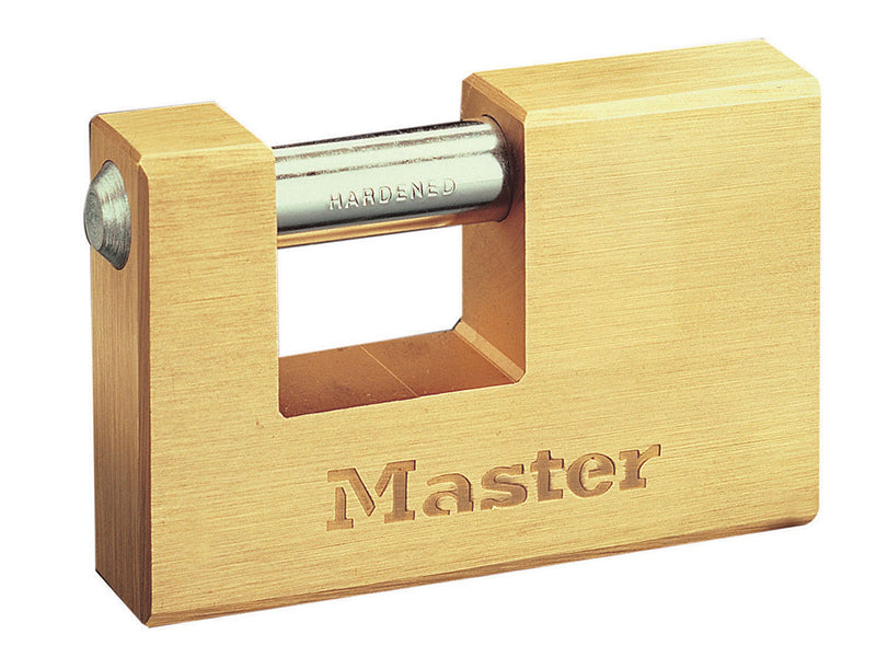 Master Lock MLK608 Rectangular Solid Brass Body Shutter Padlocks