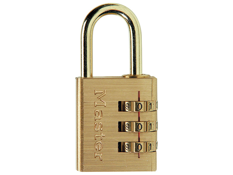 Master Lock MLK620 Brass Finish Combination Padlock