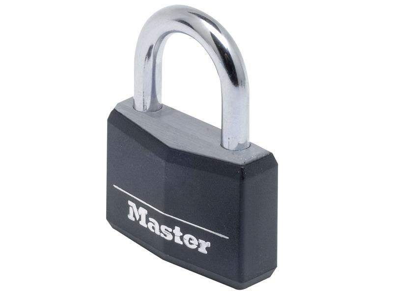 Master Lock MLK9120BLK Aluminium Padlocks Vinyl Covers