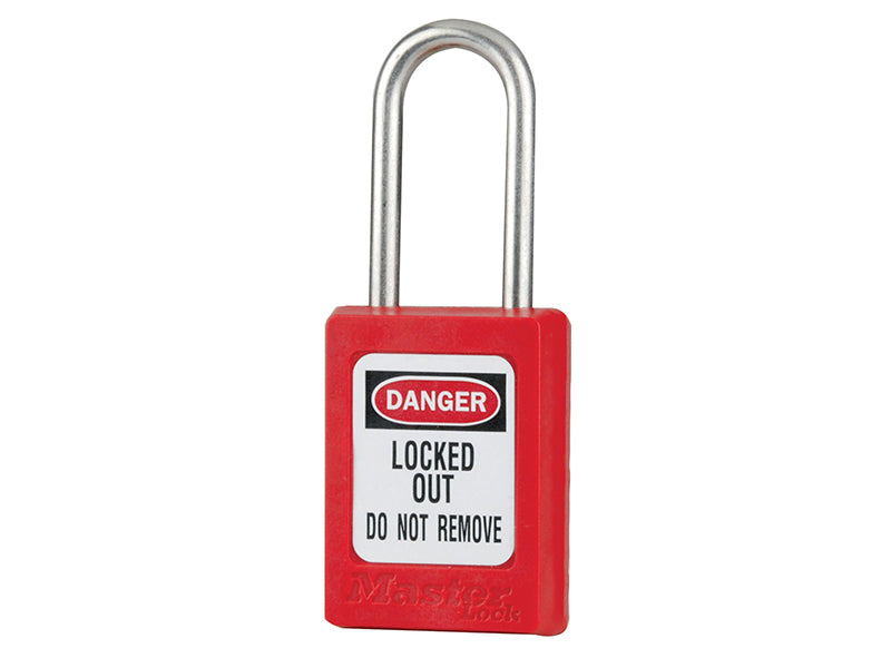 Master Lock MLKS406RED Non-Conductive Lockout Padlock