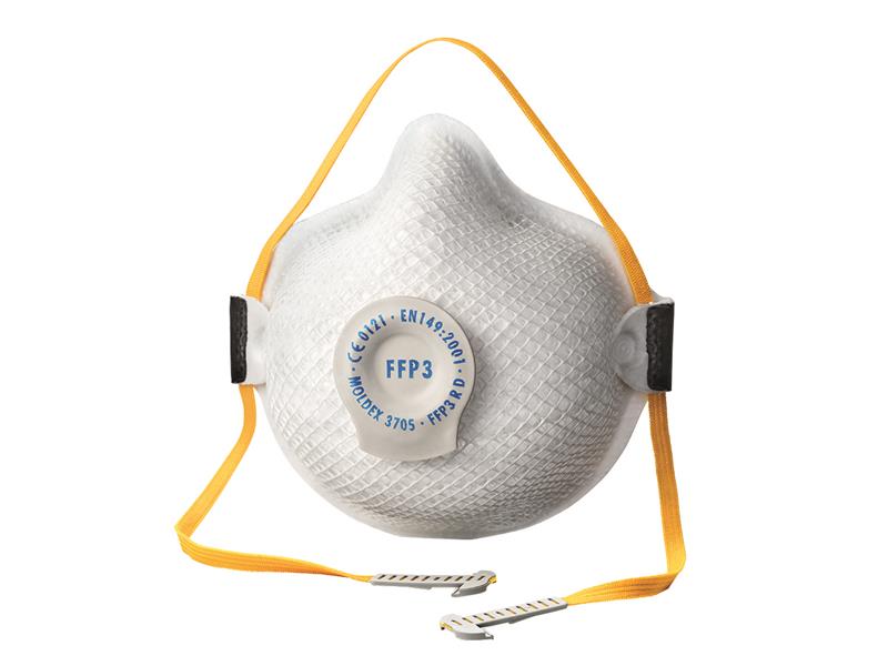 Moldex MOL370501 Air Seal FFP3 R D Valved Reusable Mask (Pack of 8)