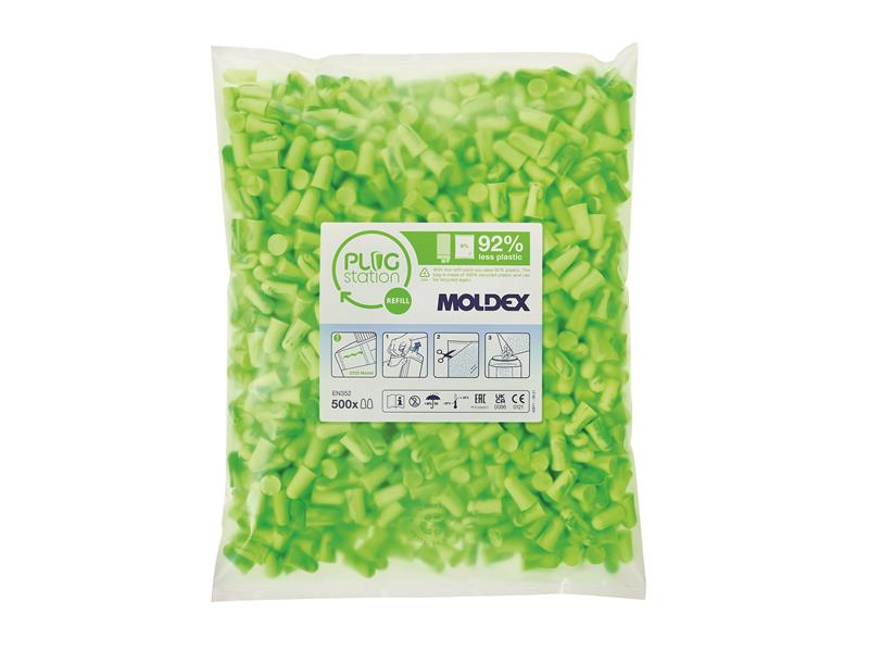 Moldex MOL776001 Pura-Fit® PlugStation 500 Refill SNR 36 dB (500 Pairs)