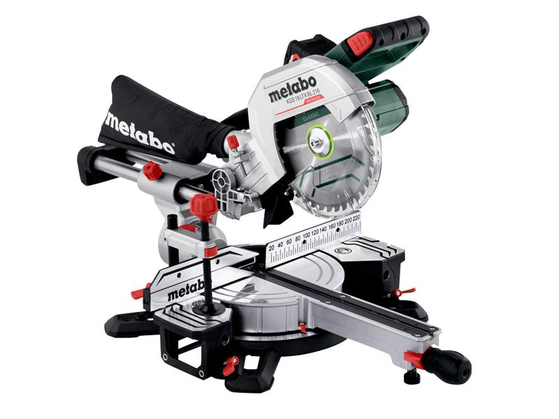 Metabo MPTKGS18216 KGS 18 LTX BL 216 Brushless Mitre Saw 18V 1 x 4.0Ah Li-ion