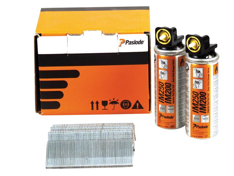 Paslode PAS921585 Nail Fuel Pack IM65 Straight Brads Galvanised