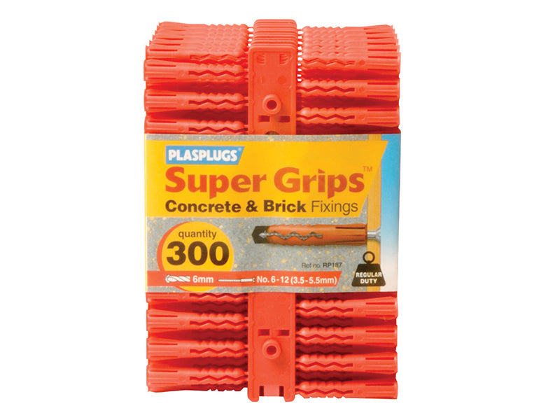 Plasplugs PLARP187 Solid Wall Super Grips™