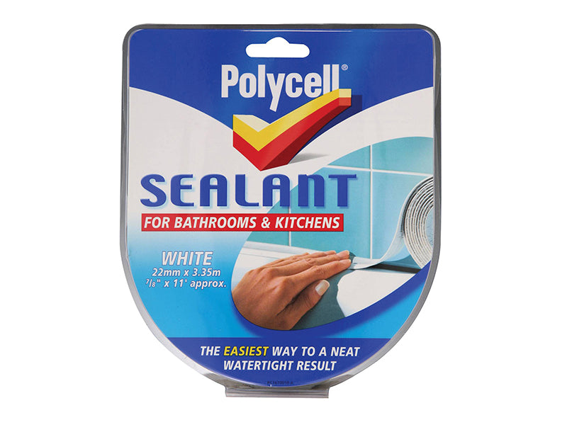 Polycell PLCSSBKWH15 Sealant Strip, Bathroom & Kitchen