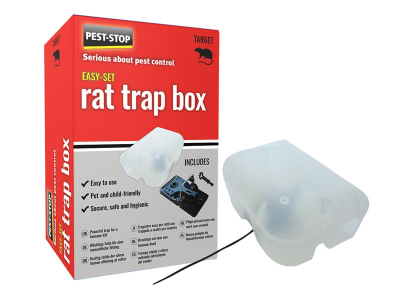 Pest-Stop (Pelsis Group) PRCPSESRTB Easy Set Rat Trap Box