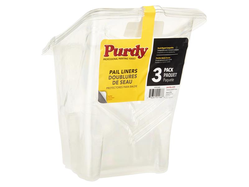 Purdy® PUR14T931000 Painter's Pail Liners (Pack 3)